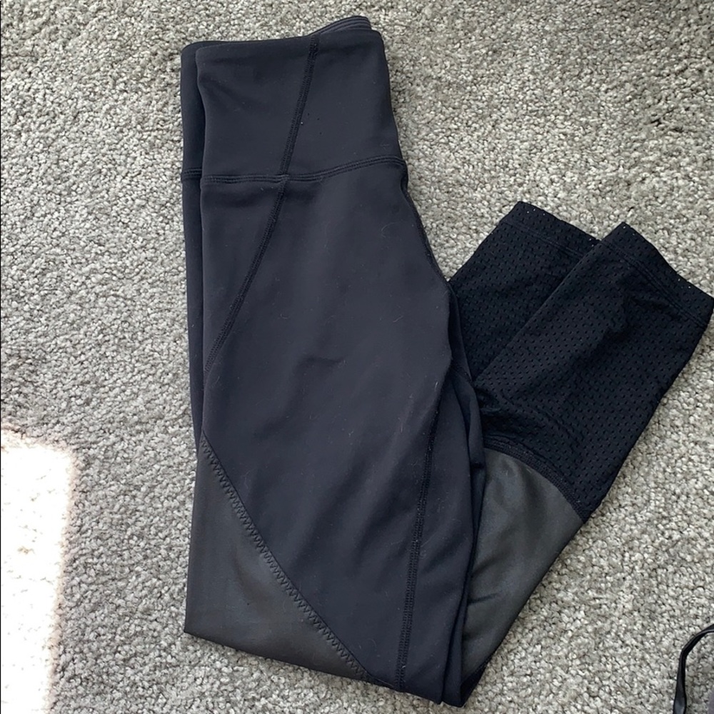 full length black leggings
